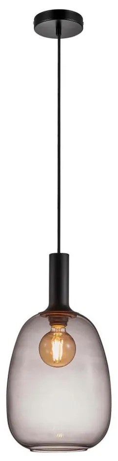Nordlux - Csillár zsinóron ALTON 1xE27/60W/230V fekete