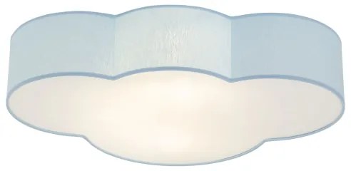 Brilagi - Gyermek mennyezeti lámpatest NIMBUS 4xE27/15W/230V 46x63 cm kék