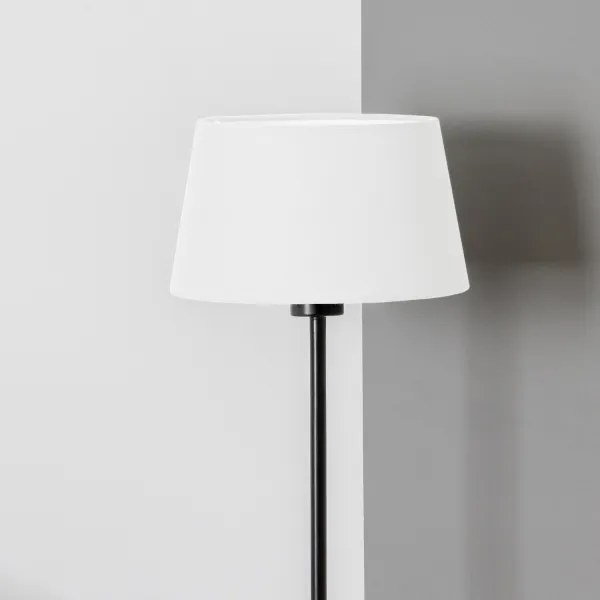 Brilagi - LED állólámpa CERIA 1x E27/40W/230V, átmérő 30 cm, fehér/fekete