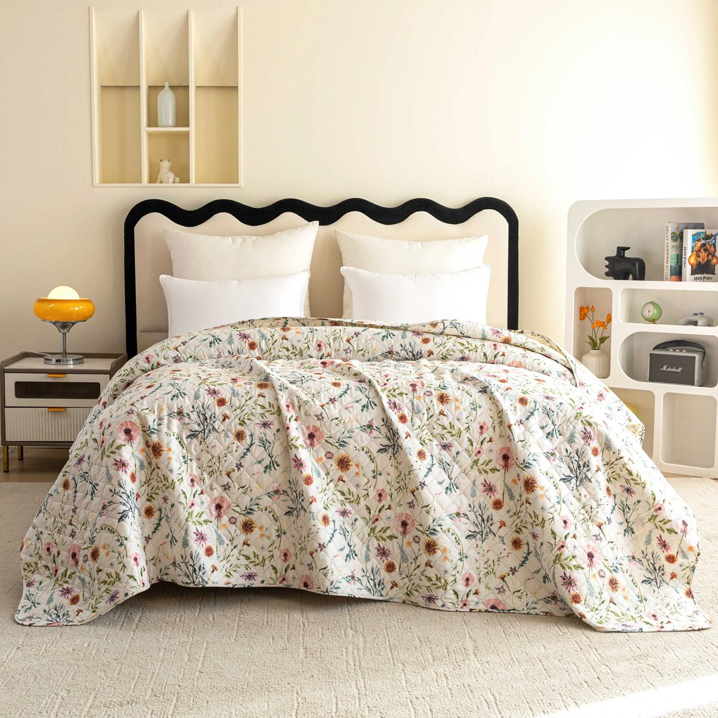 HERBALIS krémszínű ágytakaró Méret: 170 x 210 cm