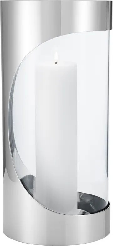 Georg Jensen Chrome Contours Lampion 33 cm Ezüst Acél