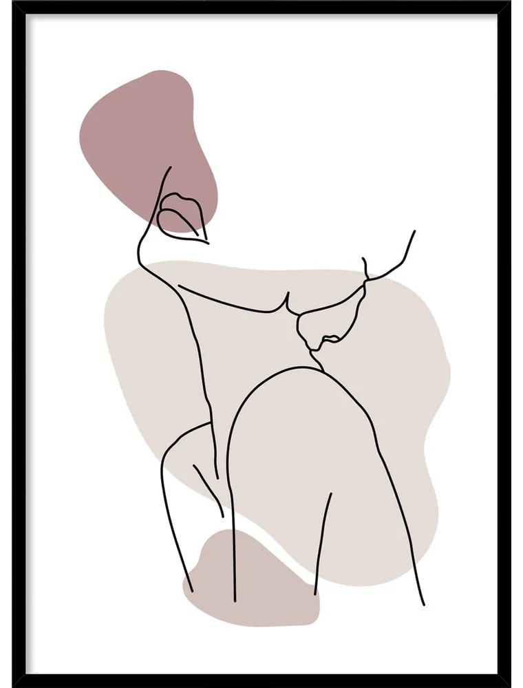 Kép 50x70 cm Woman Pink – Styler