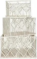 3 db-os Boho kosár szett