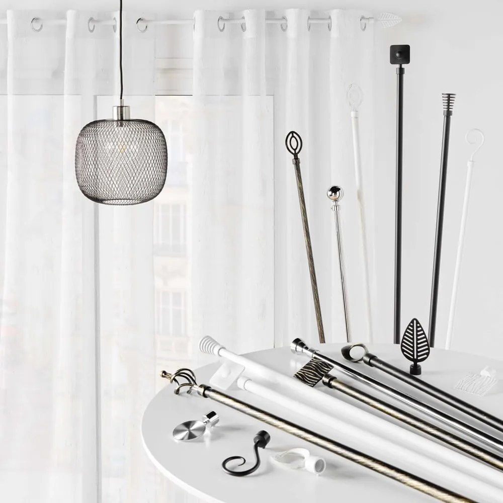 Fém bővíthető függönykarnis 120 - 210 cm Ovalon – douceur d'intérieur