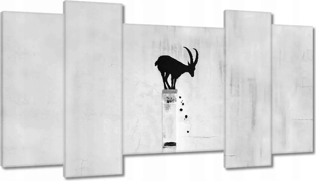 Képek 120x65 Kozica Banksy Hegyi gazella Nincs magánélet Falfestmény