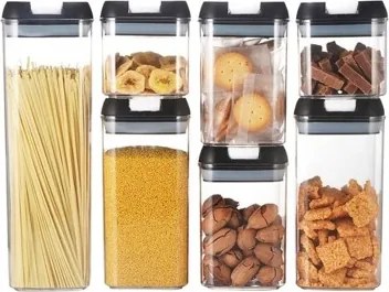 Műanyag Tároló Doboz Fekete 1V7M