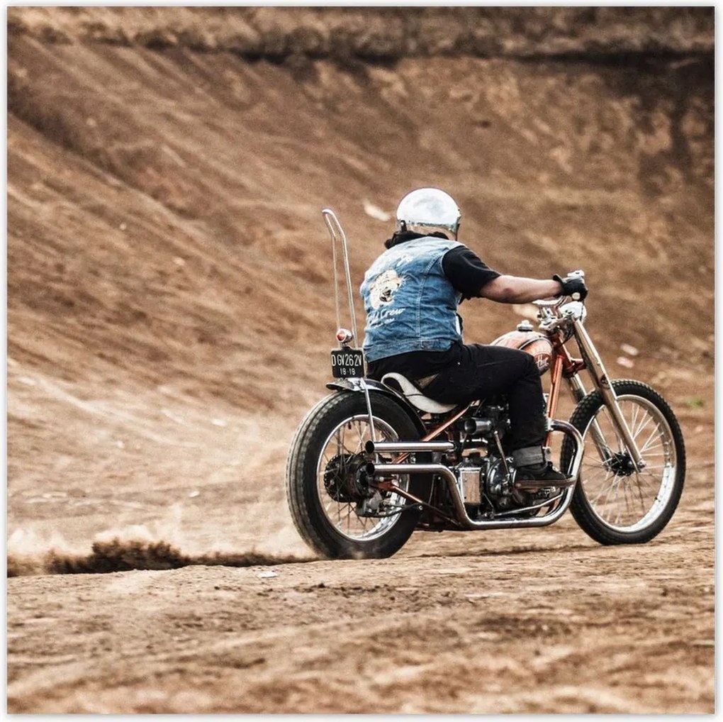 Poszterek 30x30 Motorkerékpár Chopper Klasszikus