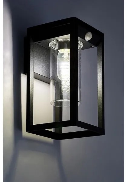Rabalux 77086 - Kültéri fali lámpa ZERNEST 1xE27/15W/230V IP54 fekete