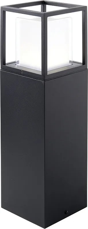 ENDON 79202 ARLOW Modern Kültéri Állólámpa Fekete, Átlátszó LED IP44