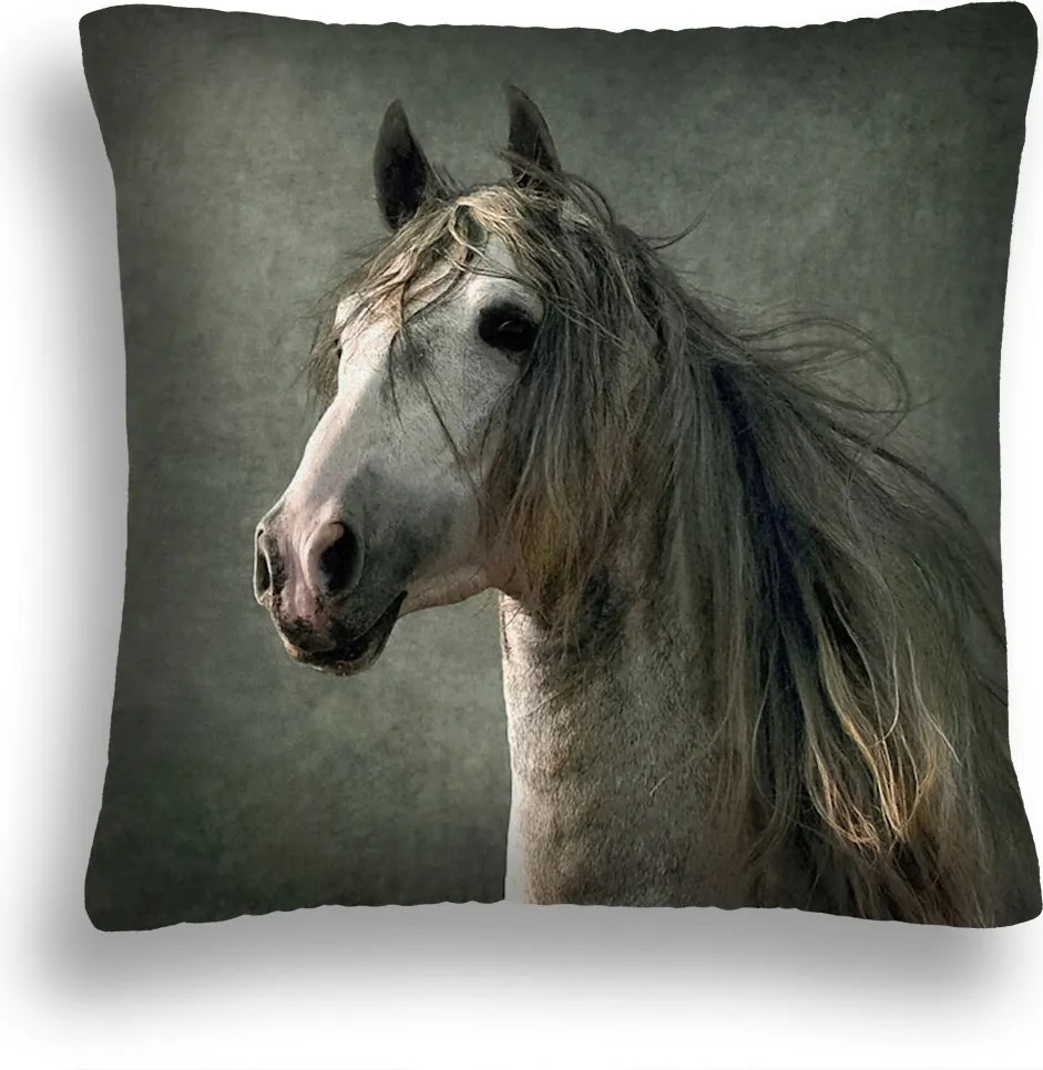 Párnahuzat Betét 40x40 Ló Portré 17