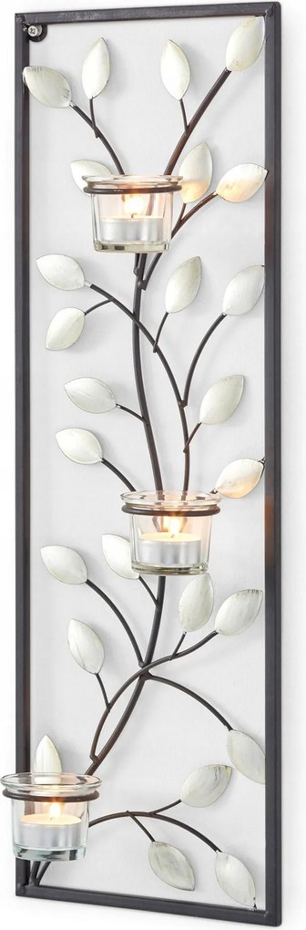 -- Fém Fali Gyertyatartó