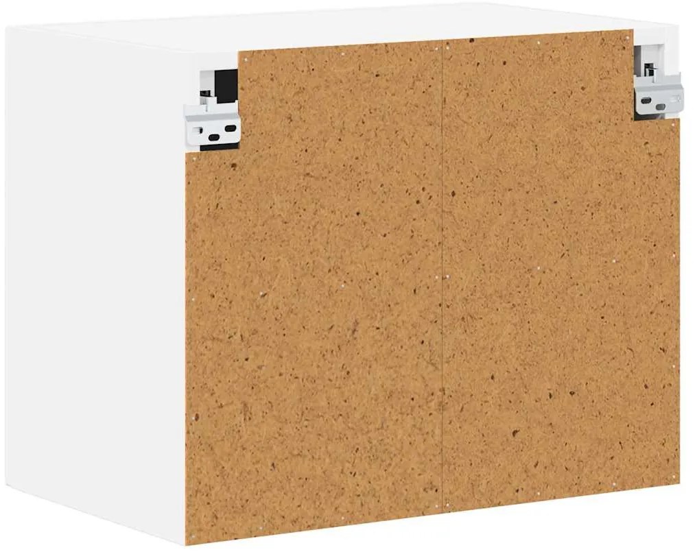 Fali konyhaszekrény 2 pcs Fehér 50 x 31 x 40 cm Faanyag