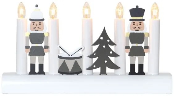 Eglo 411291 - Karácsonyi gyertyatartó JULIA 5xE10/3W/230V