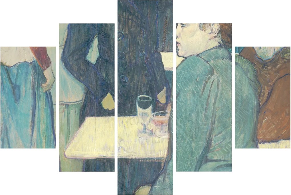 Kép - Henri de Toulouse-Lautrec, A Corner of the Moulin de la Galette, reprodukciók (150x105 cm)