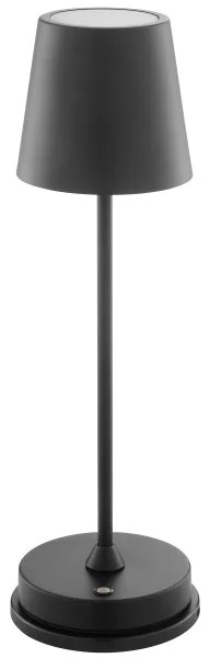 Brilliant - LED dimmelhető újratölthető érintésvezérelt asztali lámpa ELORA LED/2,5W/5V 2700K IP44 fekete