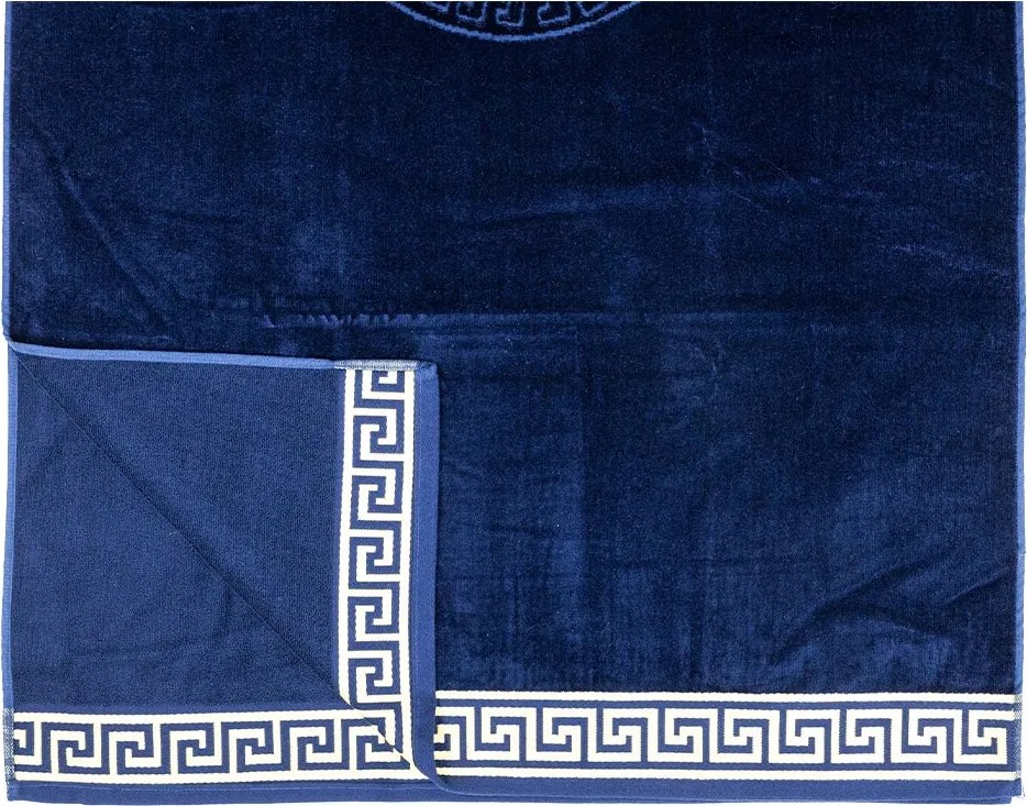 POSEIDON Strandtörölköző sötétkék 165x90cm