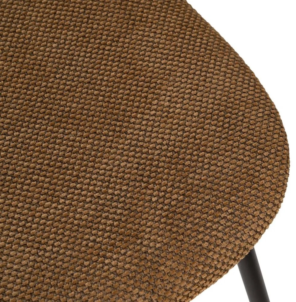 Barna-natúr színű étkezőszék szett 4 db-os Cleo – Ixia