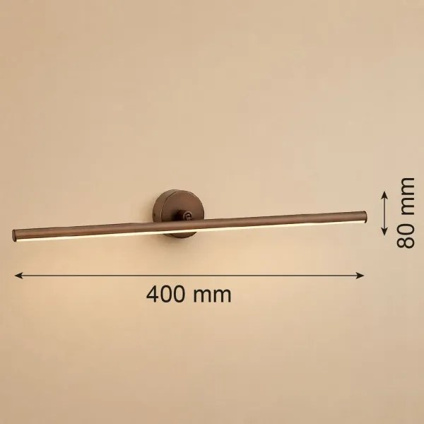 Argon 8993 - LED képvilágító lámpa MIRI LED/7,2W/230V 3000K 40 cm barna