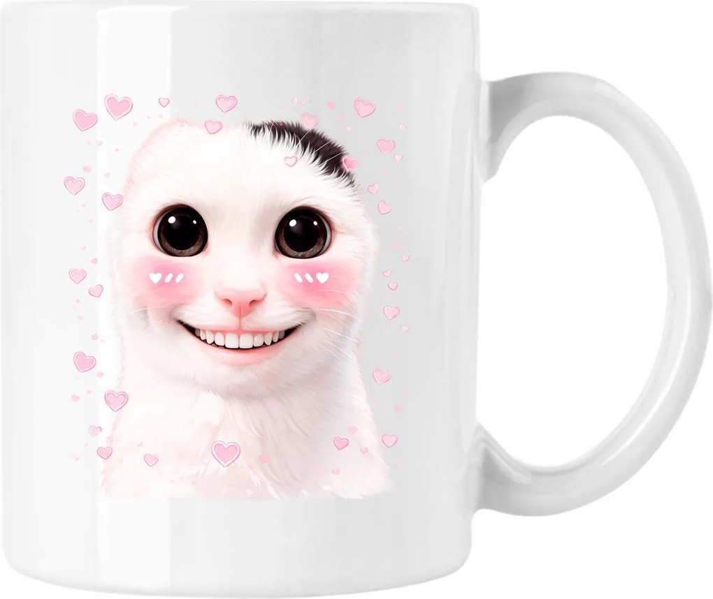 Bögre Édes Mosoly Rettegés Fehér 330ml