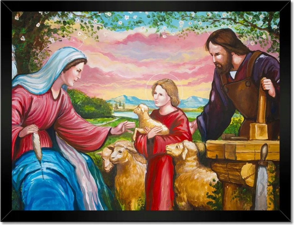 Poszterek keretben 40x30 Szent Család