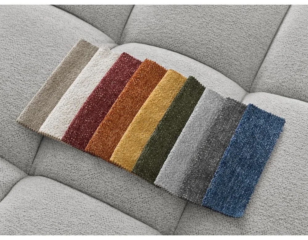 Világosszürke zsenília lábtartó Everest – Bobochic Paris