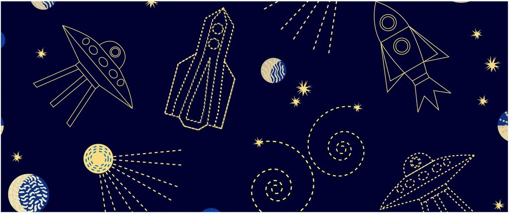 Kép - Univerzum (120x50 cm)