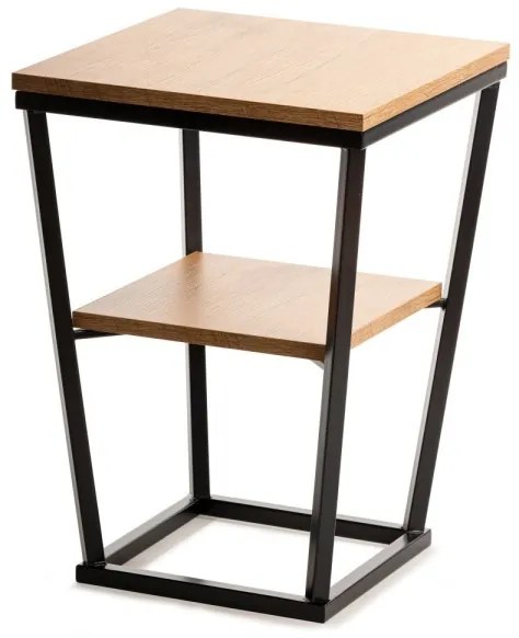 Kisasztal EXPAND 57x40 cm fekete/barna