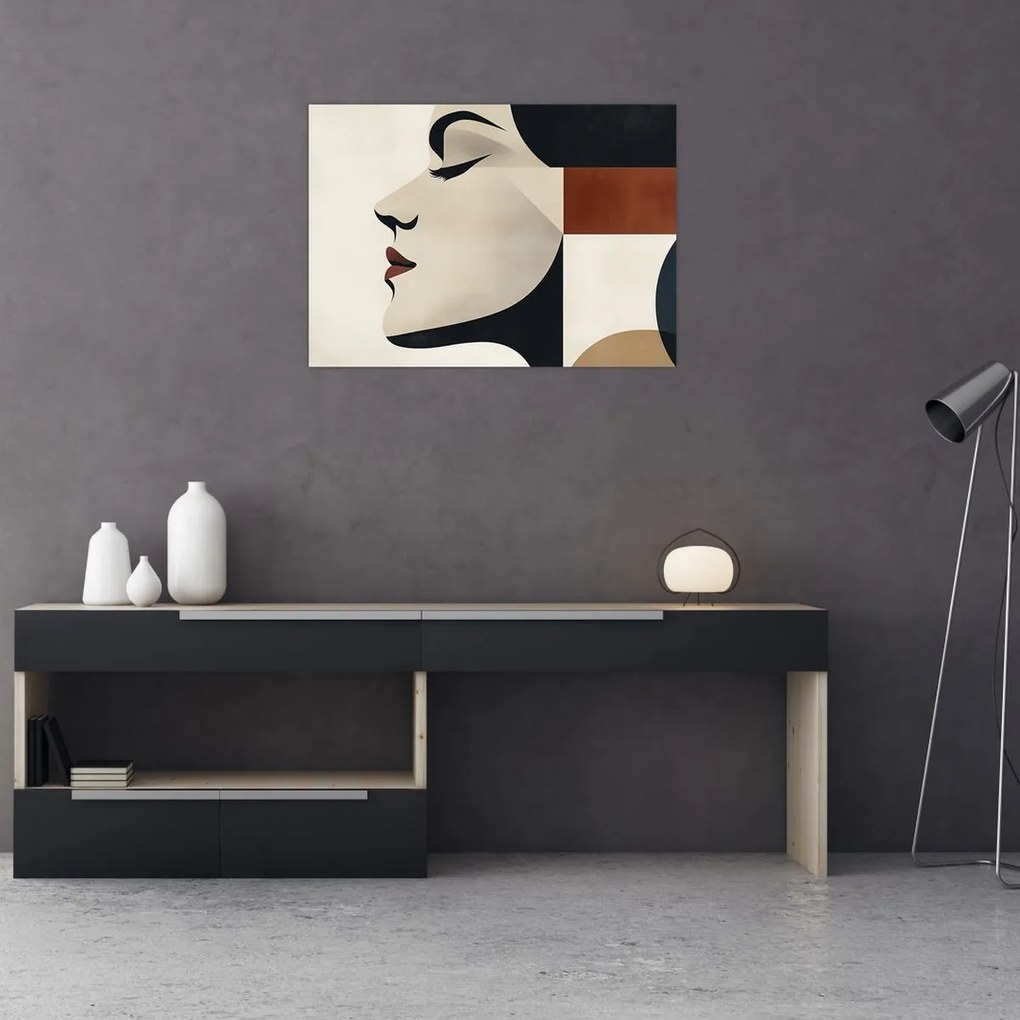 Kép - Nő profilból (70x50 cm)