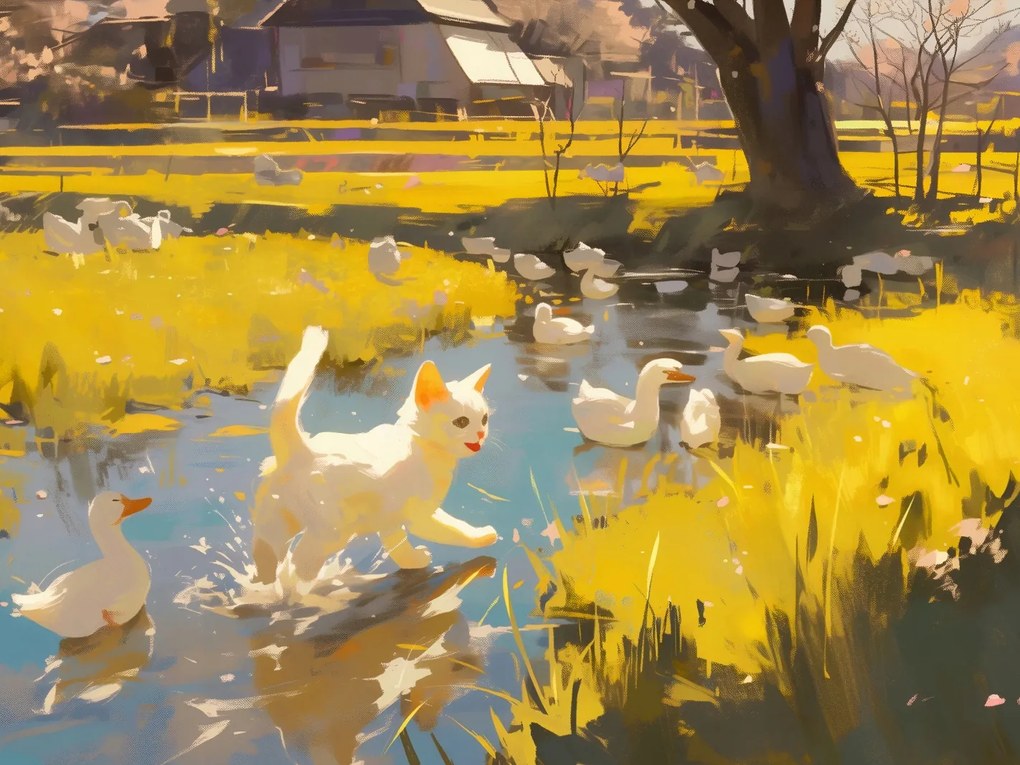 Poszter 40x30cm Nap a vidéken