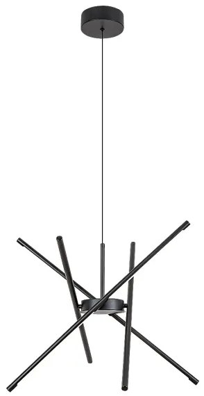 Rabalux 72338 - LED Csillár zsinóron HENLI2 LED/40W/230V 3000K fekete