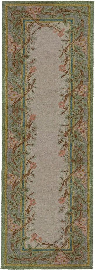 Kézi szövésű gyapjú futószőnyeg 80x300 cm Verona Floral – Flair Rugs