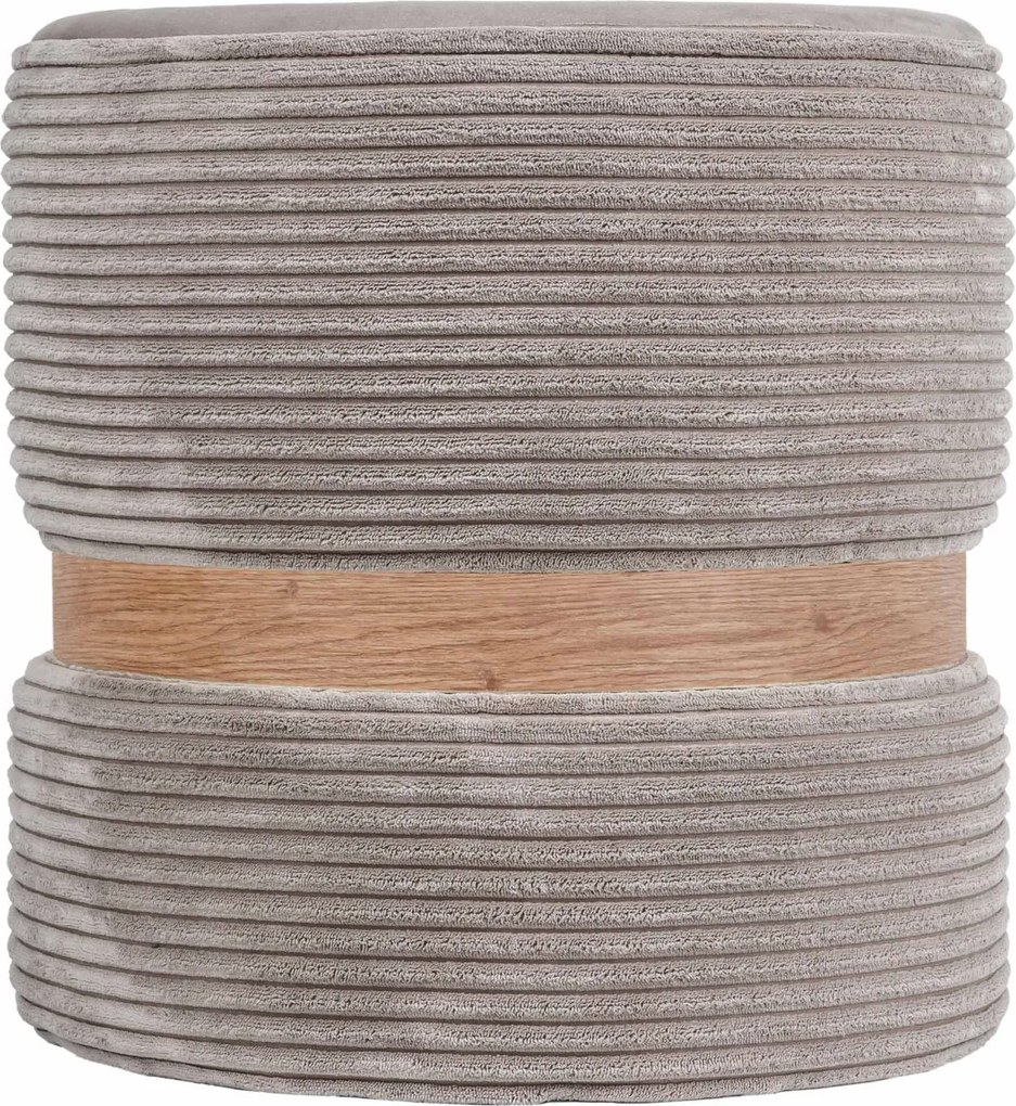 Ring puff - tölgy gyűrű - L46 - barna bársony R