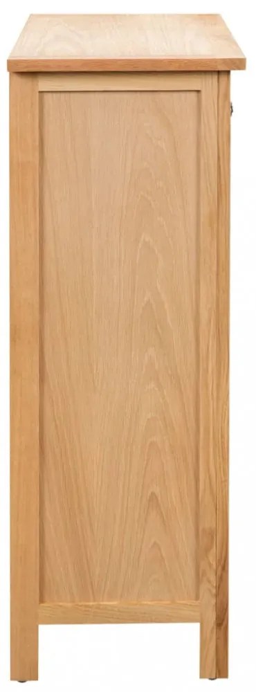 tömör tölgyfa bortartó szekrény 72 x 32 x 90 cm