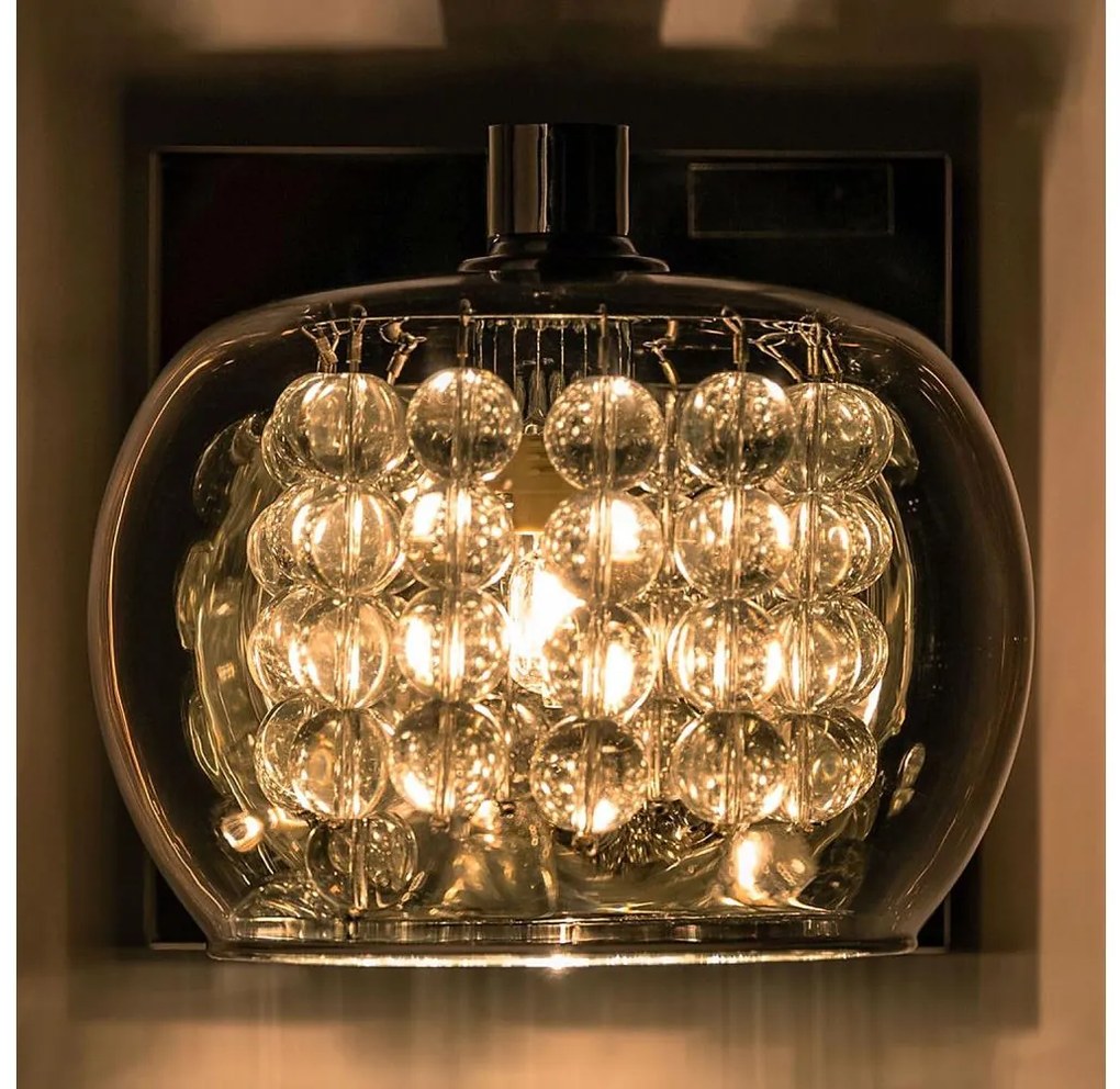 Zuma Line W0076-01A-B5FZ - Kristály fali lámpa CRYSTAL 1xG9/42W/230V