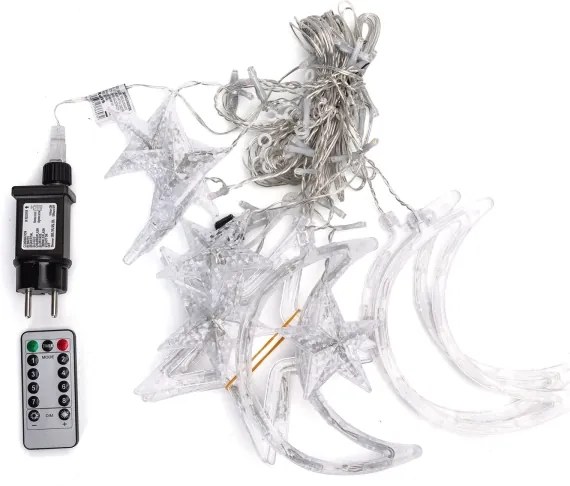 Aigostar - LED RGBY kültéri karácsonyi fényfüzér 120xLED/6W/230V/8 funkciós 3x0,6m IP44 + távirányító