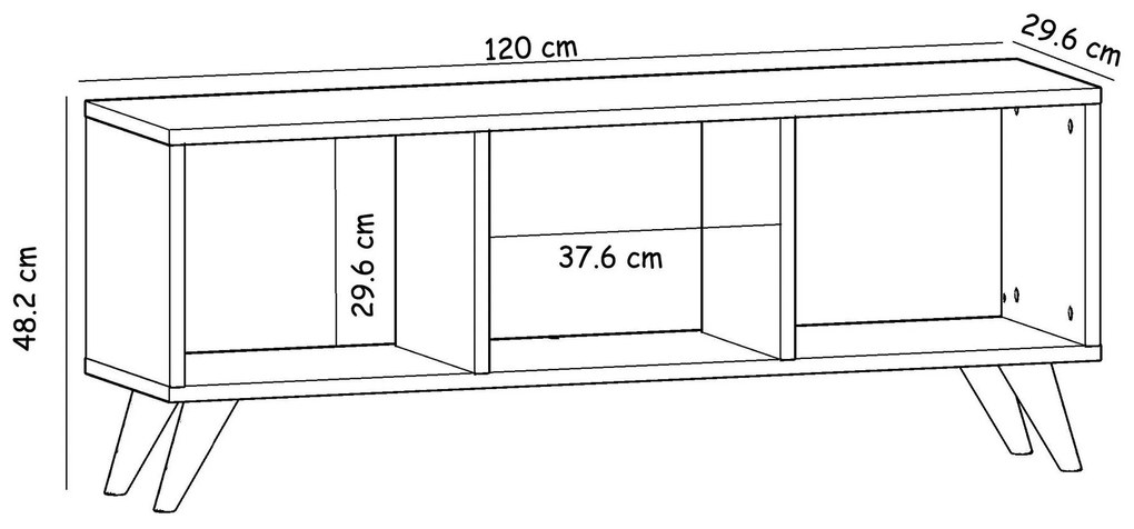 TV asztal Viviva (zafír tölgy) . 1095149