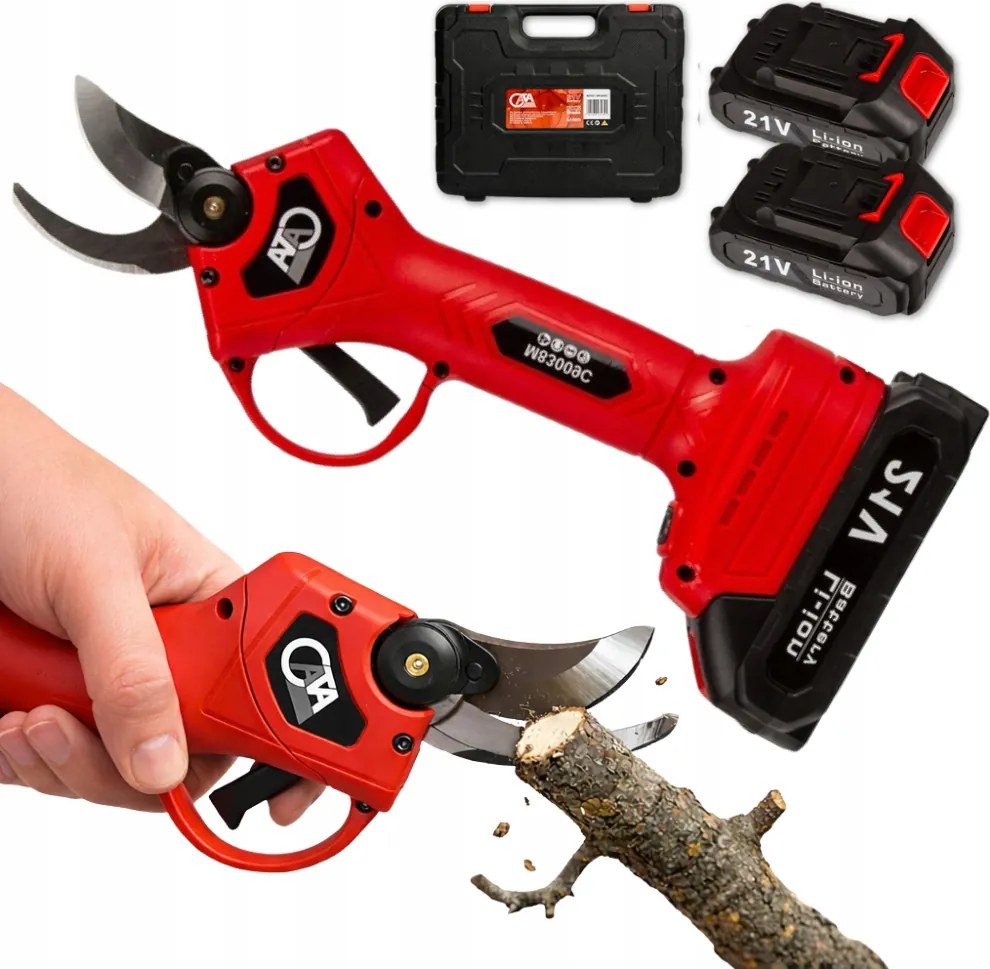 Metszőolló akkumulátoros elektromos ágvágó olló készlet Erős