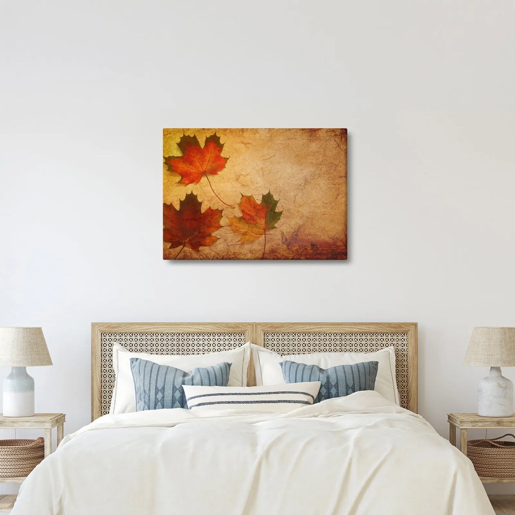 Őszi motívumú kép (70x50 cm)