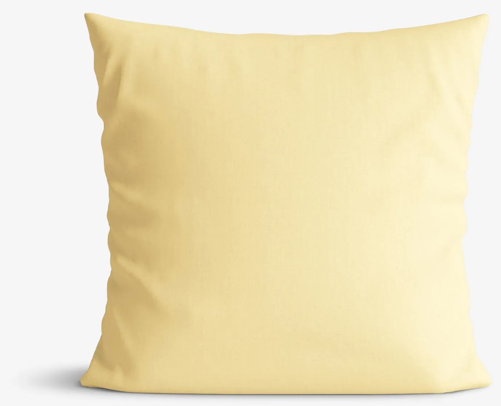 Goldea pamut párnahuzat - banán sárga 40 x 60 cm