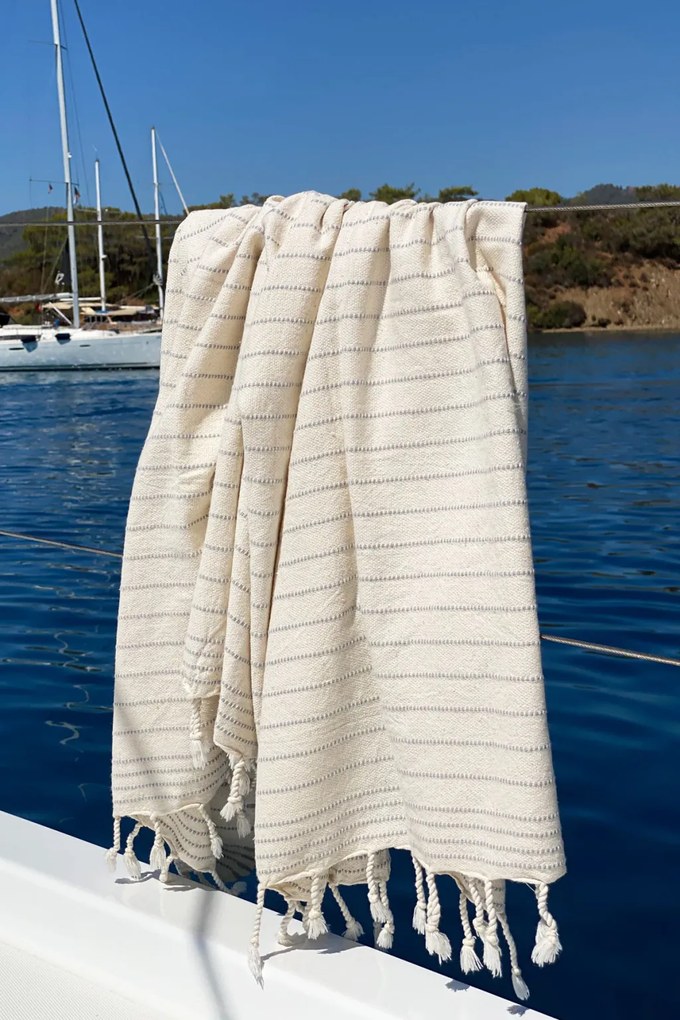 Capri törülköző, szürke