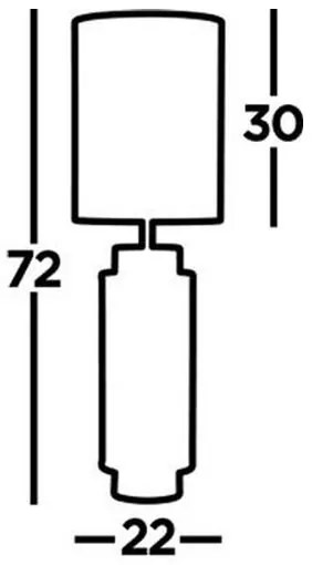Searchlight EU59041AB - Asztali lámpa FLASK 1xE27/60W/230V zöld