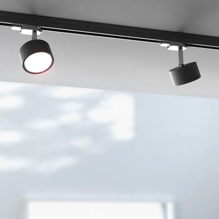 RENDL PIXIE háromáramkörös sínre fekete króm 230V LED GX53 7W