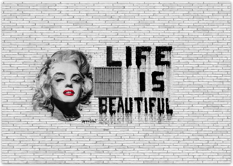 Poszterek A0 Szint Banksy Life is beautiful