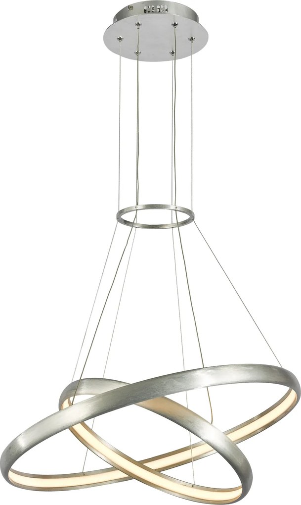Italux Modern LED függeszték Axel Ezüst ITXMD17025-2A ALU+WH