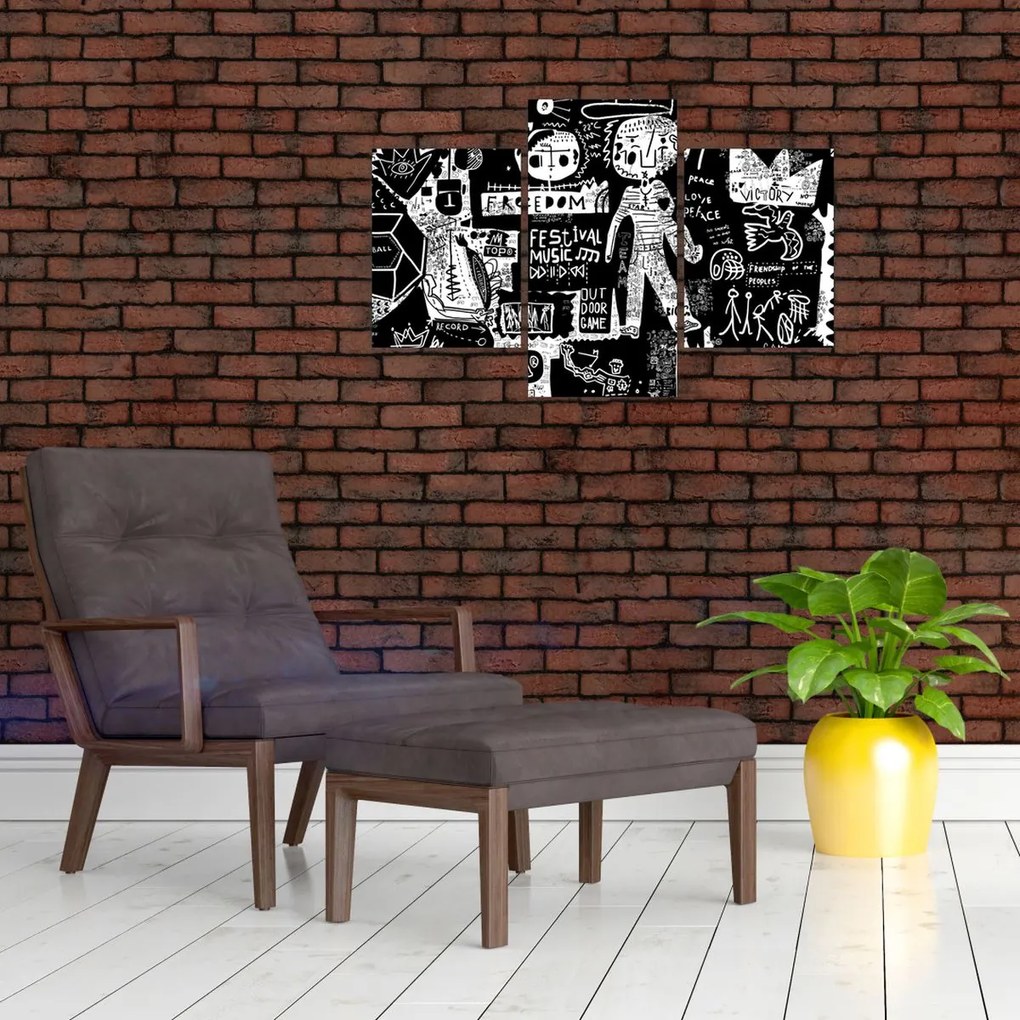 Kép - Graffiti (90x60 cm)