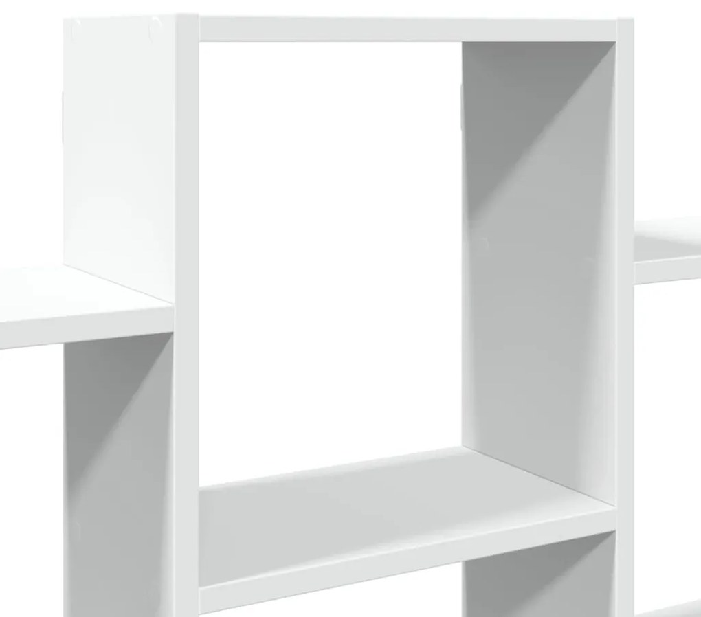 fehér szerelt fa fali polc 159 x 18 x 66 cm