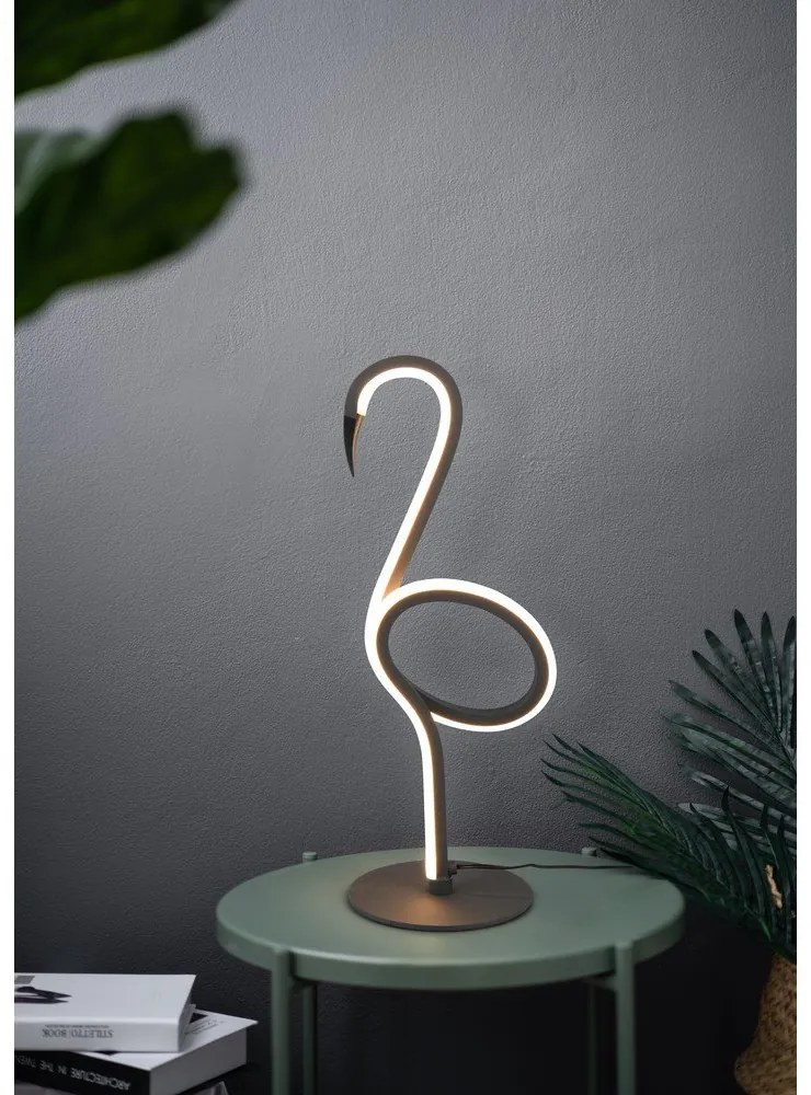 Fekete LED asztali lámpa (magasság 35 cm) Ingo – Trio