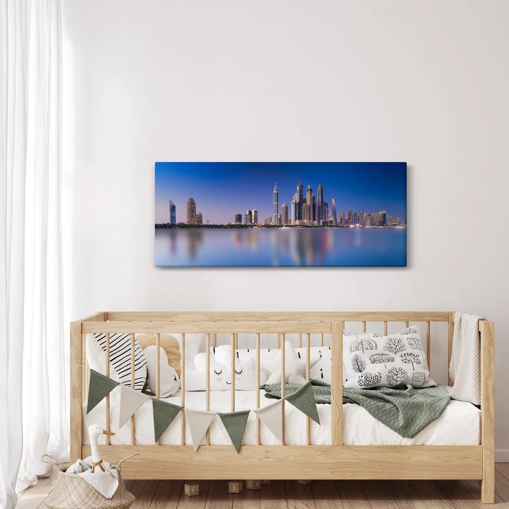 Felhőkarcoló képe (120x50 cm)