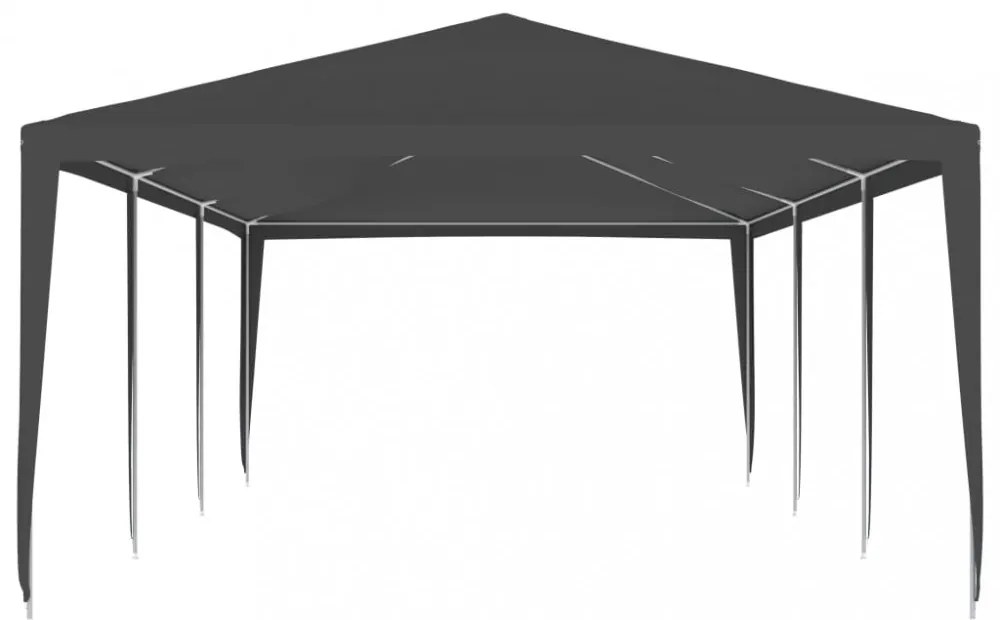 antracitszürke rendezvénysátor 4 x 9 m 90 g/m²