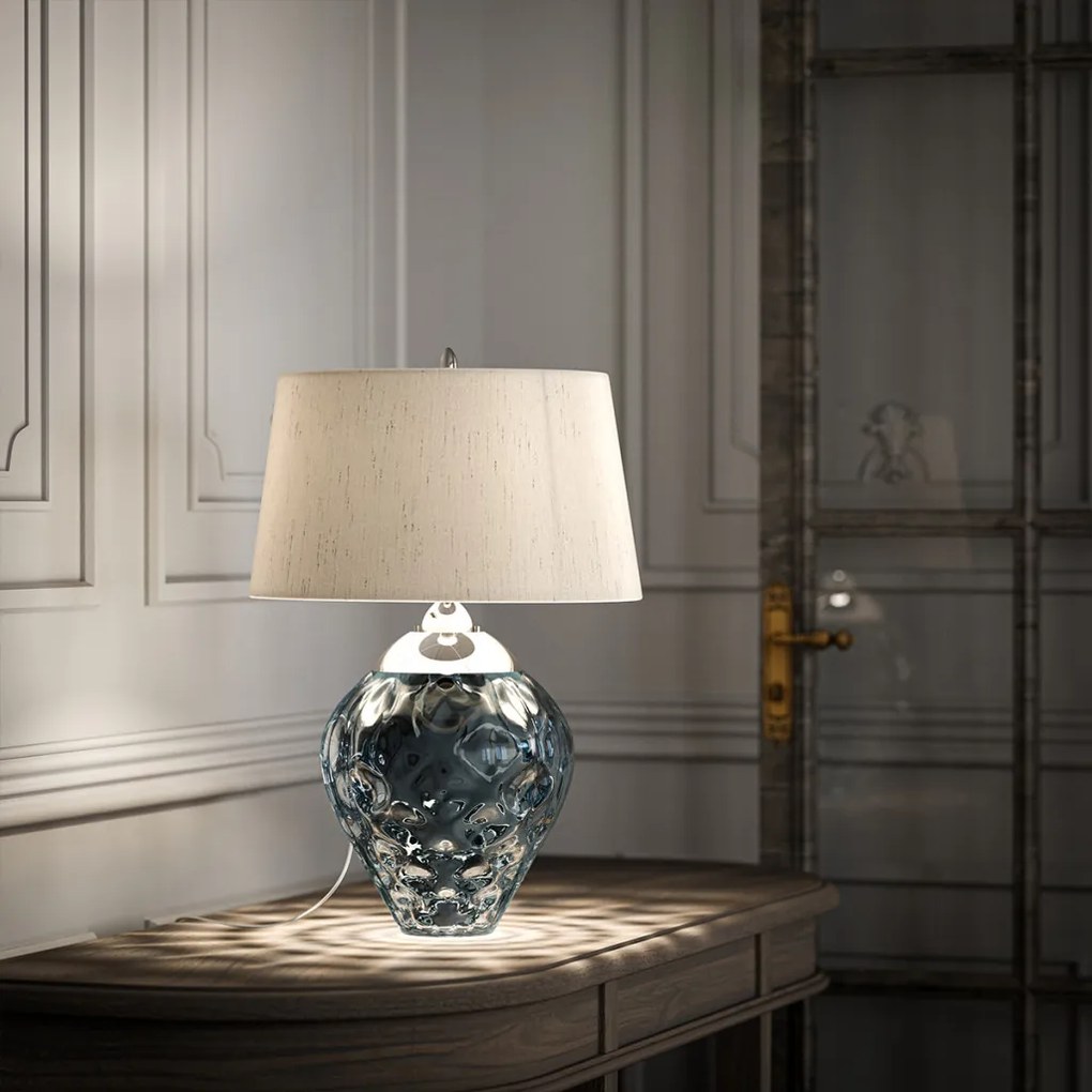 Quintiesse SAMARA QN-SAMARA-TL-BLU Asztali lámpa 1x60W/E27+1x7W/GU10 3000K 620LM